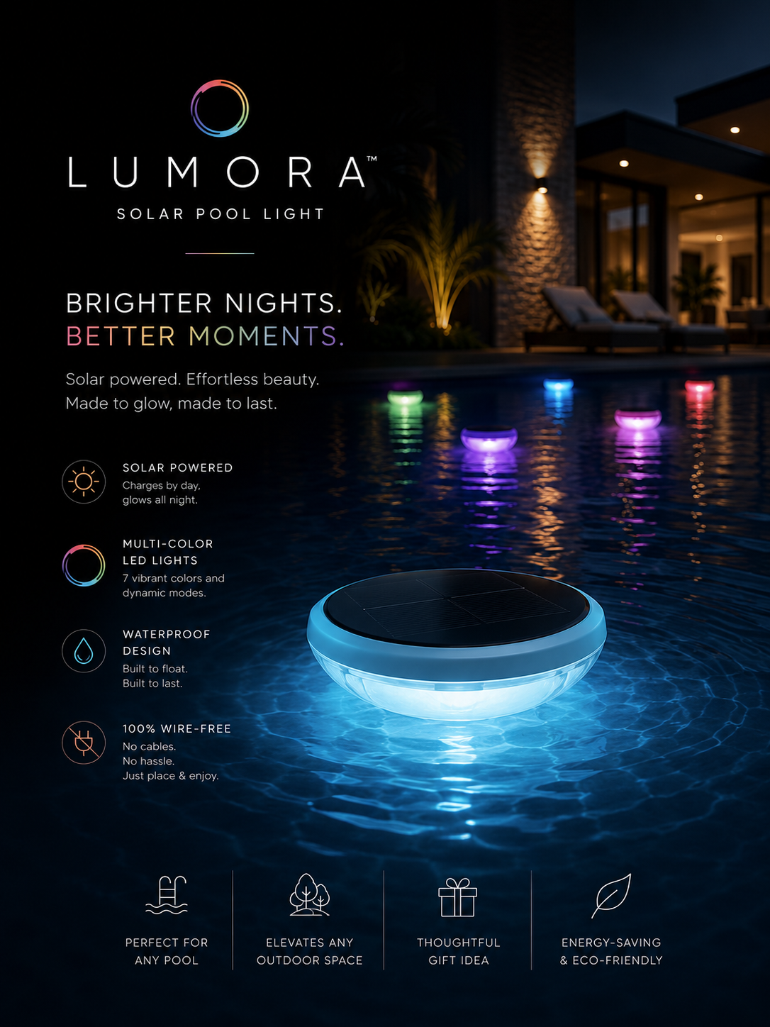 LUMORA™ | Solar Pool Light