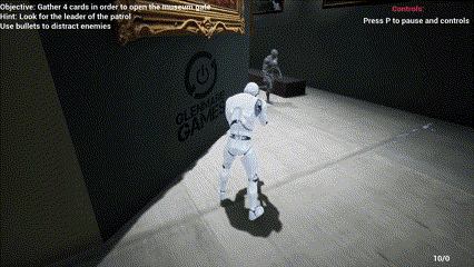 Distract enemy using bullets+ Stealth Enemy Killed - Made with Clipchamp.gif
