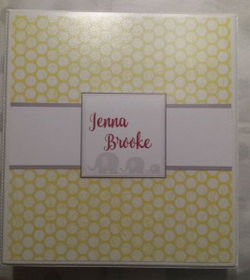 #7 Yellow Polka Dot Trio Elephant