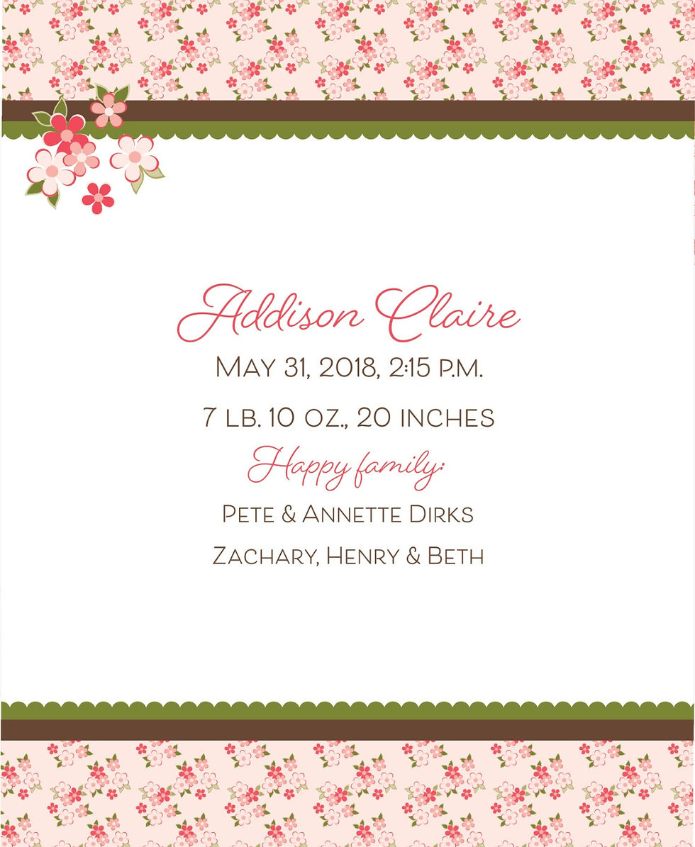 #87 - Addison Claire - $.70