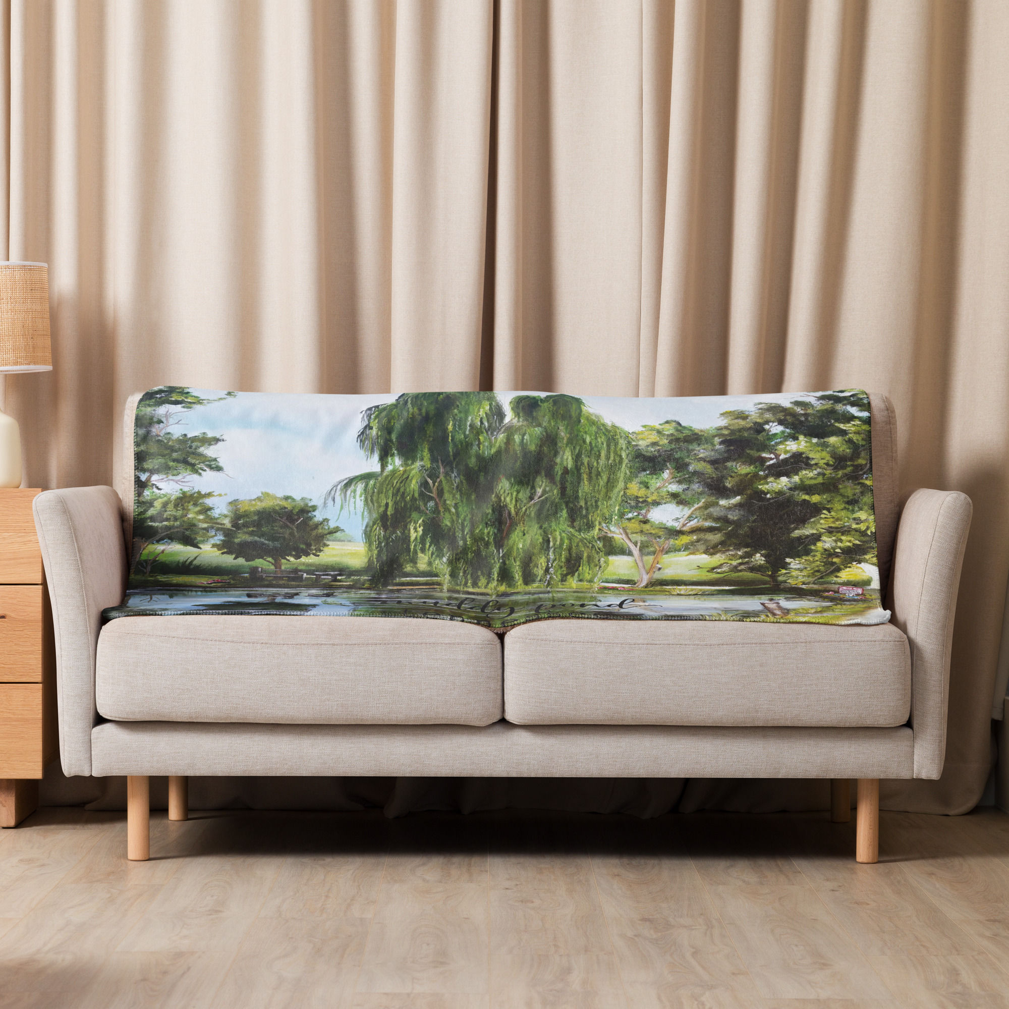 Muddy Pond Sherpa blanket - JH105