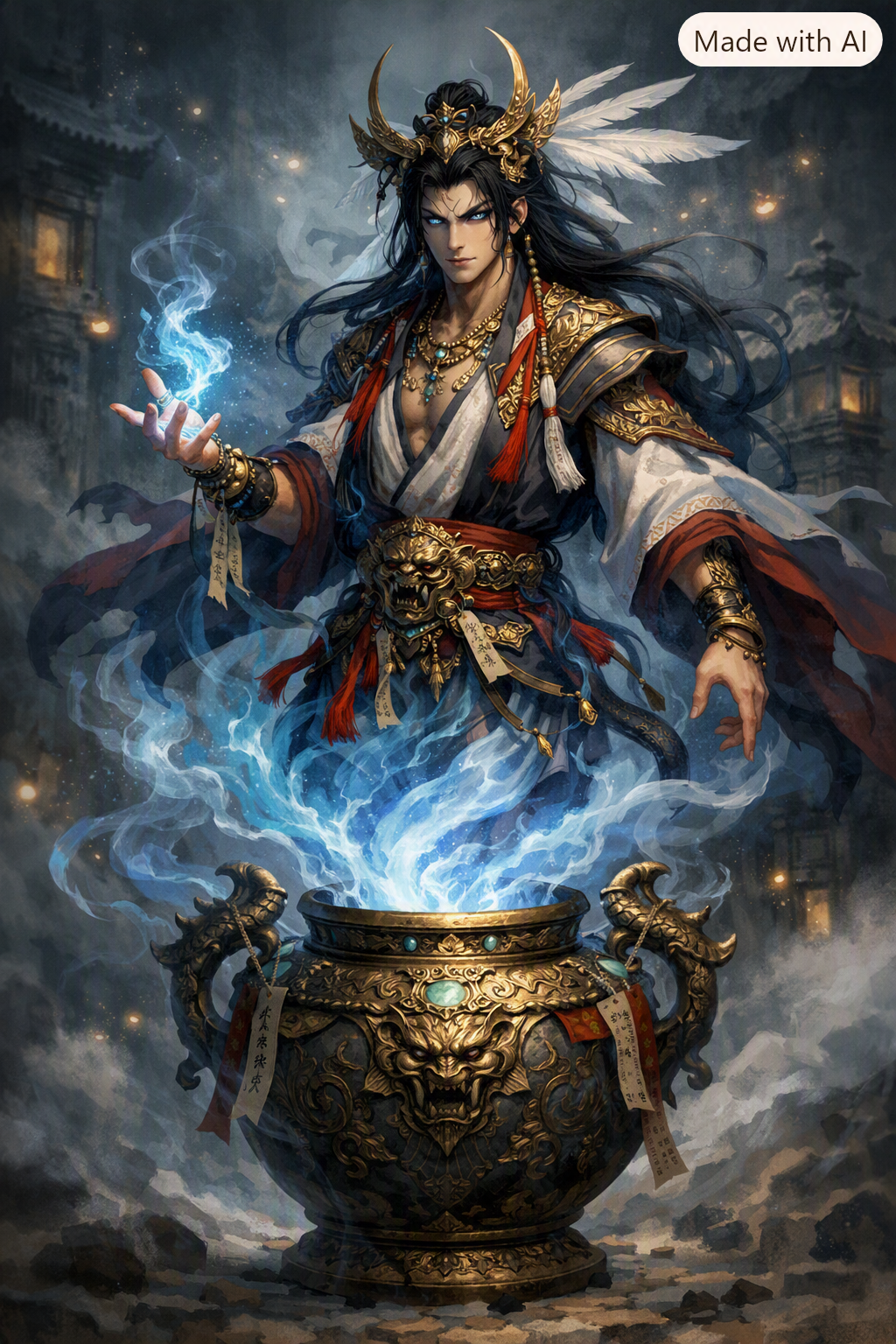 Male Hinnagami /Tennin Djinn Companion