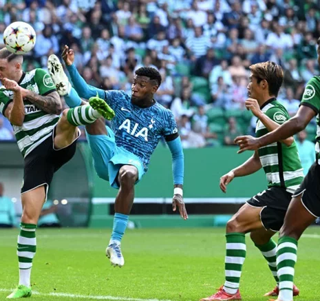 UFABET สปอร์ติง ลิสบอน เปิดรังไล่ต้อน สเปอร์ส 2-0 นำฝูงกลุ่มดี บอลแชมเปียนส์ลีก