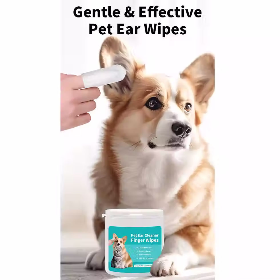 Thumbnail: Pet Ear Cleaning Finger Wipes