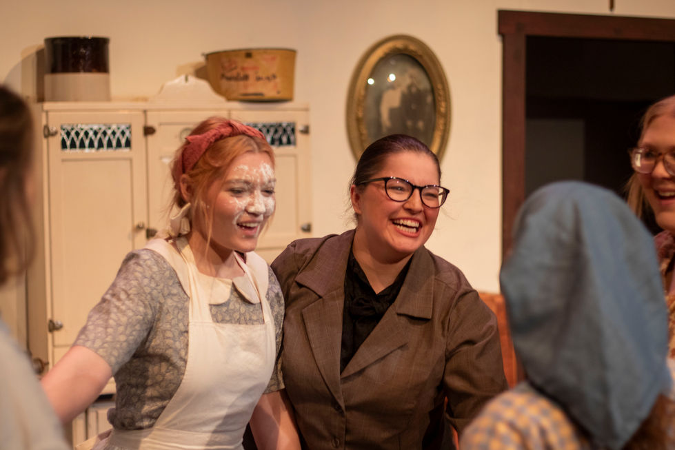 Meredith Fraley as "Maggie Mundy" in Dancing at Lughnasa.