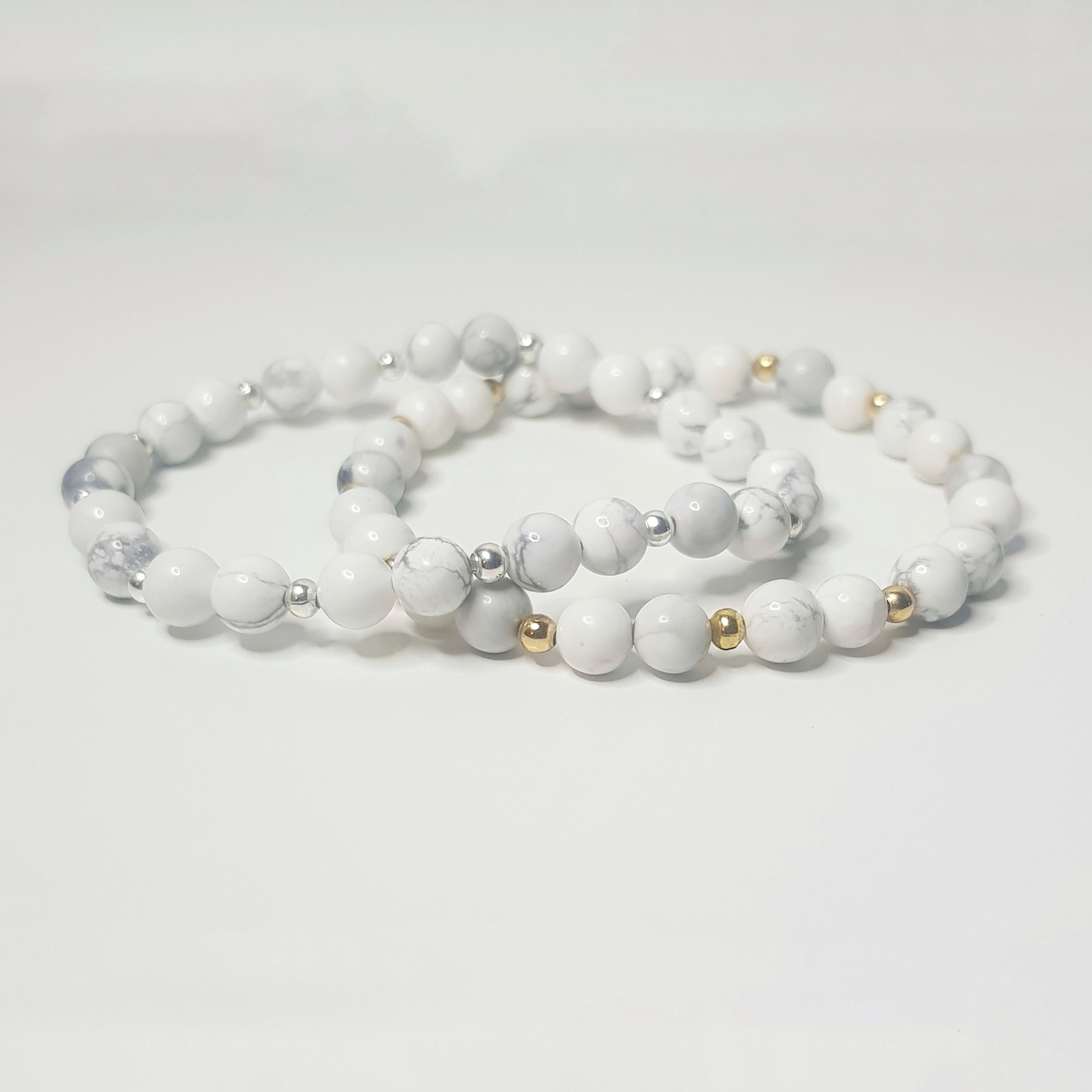 Howlite Full Bracelet