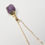 Thumbnail: Amethyst Gold Topped Necklace