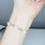 Thumbnail: Howlite & Pink Rhodonite Classic Bracelet