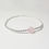 Thumbnail: Rose Quartz Single Dainty Bracelet