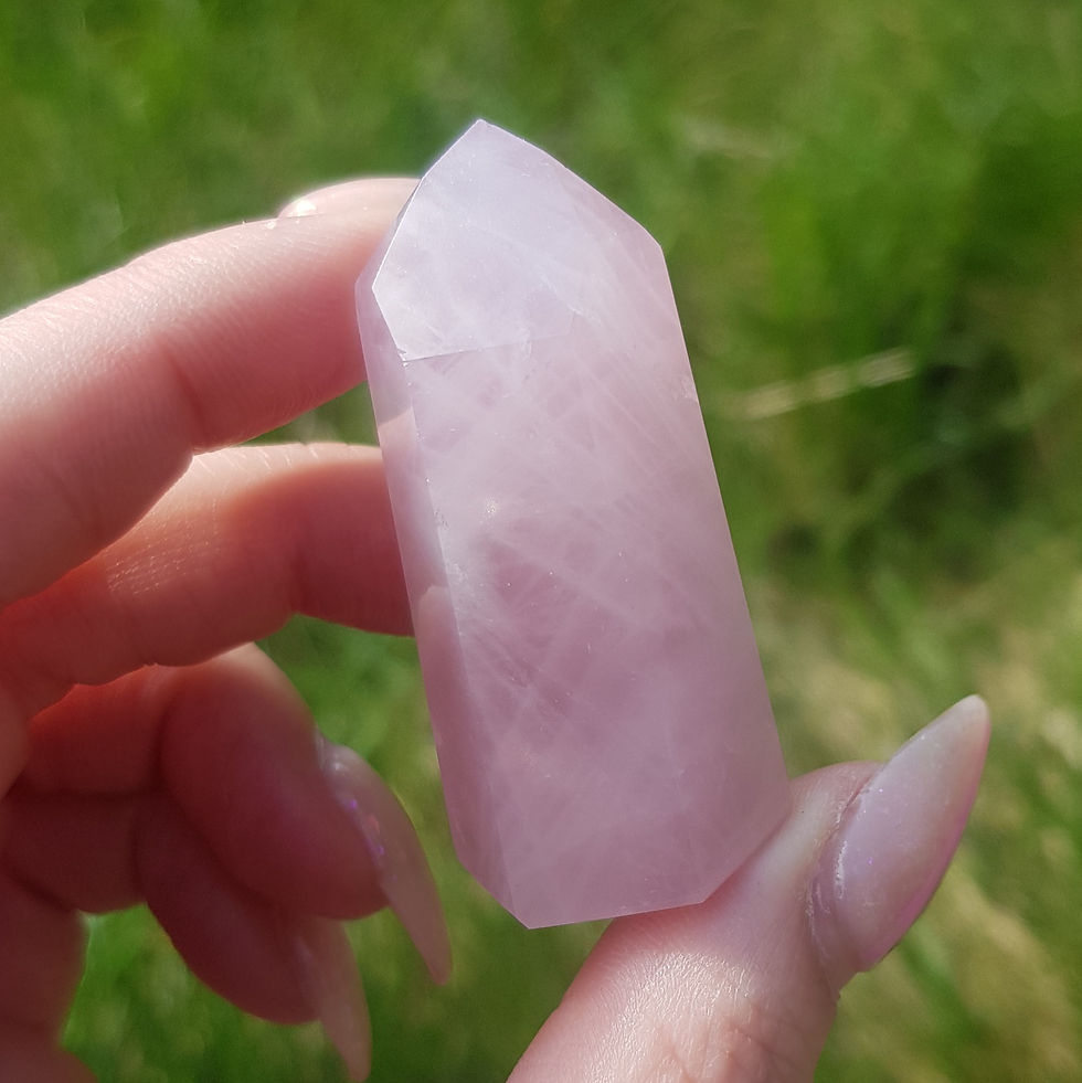 Thumbnail: Rose Quartz Crystal Point Tower