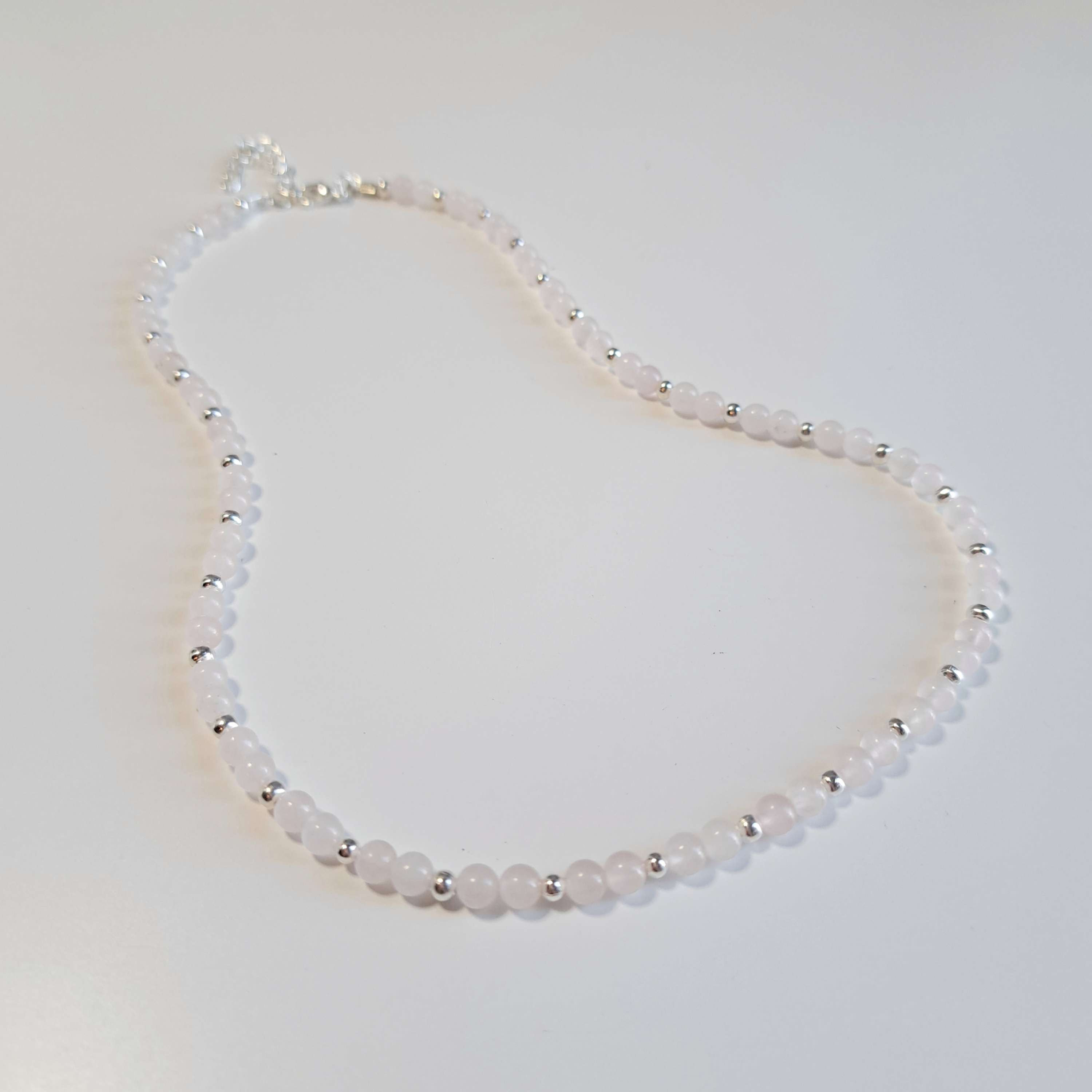 Katie's Rose Quartz Dainty Necklace