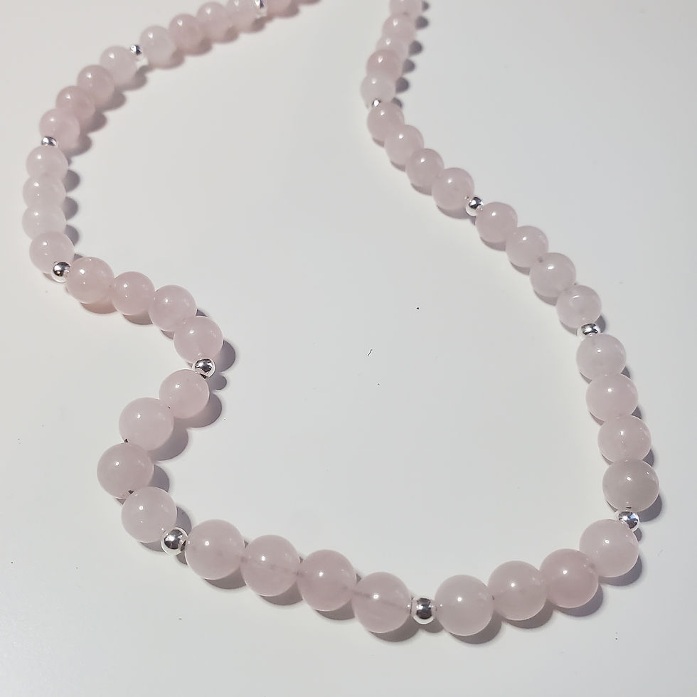 Thumbnail: Rose Quartz Full Necklace