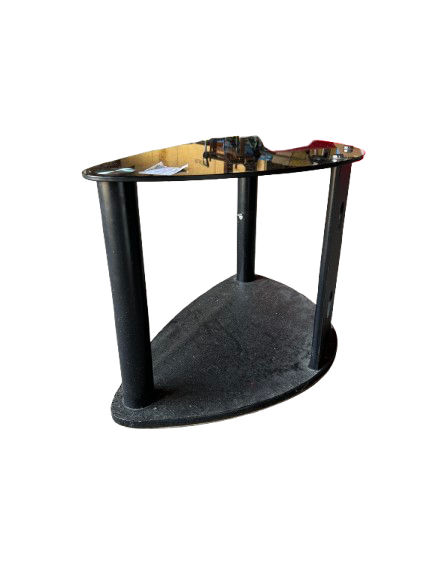 Thumbnail: Black Glass 3 Tier TV unit