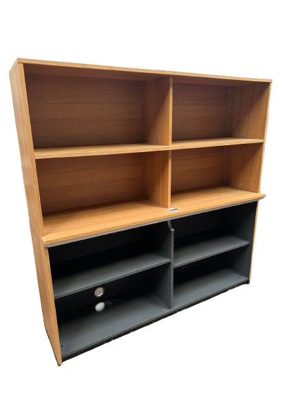 IKEA Storage Cupboard with Shelf Unit on Top