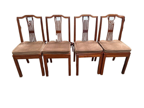Thumbnail: Redwood Dining Table  with 4 Chairs