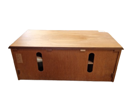 Thumbnail: Wooden TV Unit Glass Doors