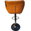 Thumbnail: Brown Leather Bar Stool