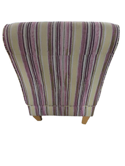 Thumbnail: NEXT Cream and Purple  Striped Slipper Chair