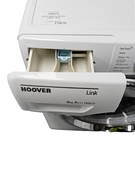 Thumbnail: Hoover Washing Machine (White | 9kg)
