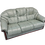 Thumbnail: Green Leather 3 Seater Sofa 