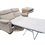 Thumbnail: Beige 2 Seater Double Sofa Bed 