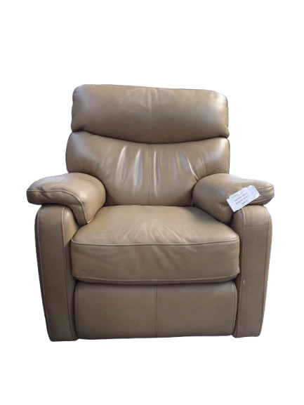Thumbnail: Cream Leather Chair, Electric 