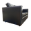 Thumbnail: Black Faux Leather 2 Seater Sofa