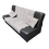 Thumbnail: 3 Seater Sofa, Eco Leather and Fabric Black & Grey (Slight Damage on the Back)
