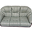 Thumbnail: Green Leather 3 Seater Sofa 