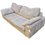 Thumbnail: Beige 3 Seater Sofa ( Ground Floor Delevery Only)