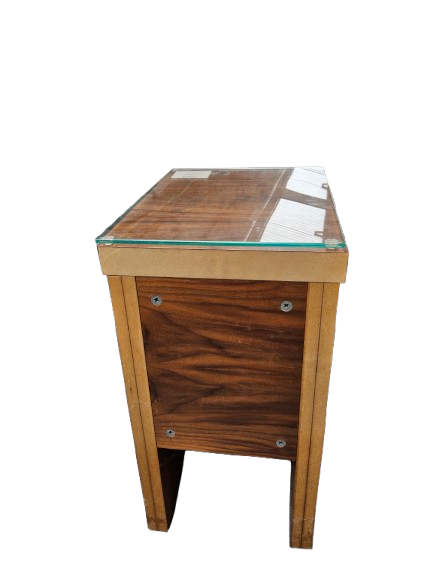 Thumbnail: Solid Wood Bed Side Unit with Shelf
