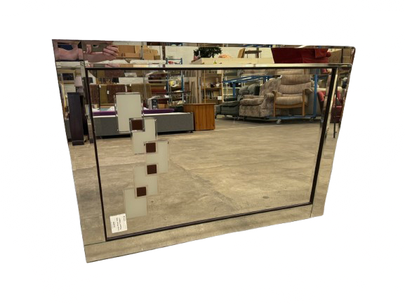 Thumbnail: Large Mirror With  Square Pattern