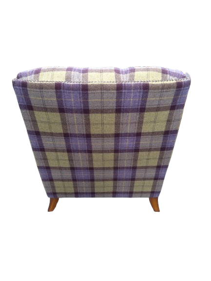 Thumbnail: Rogers of York Armchair in Button Purple Pattern 