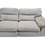 Thumbnail: Large Grey Fabric 4 Seater Sofa 