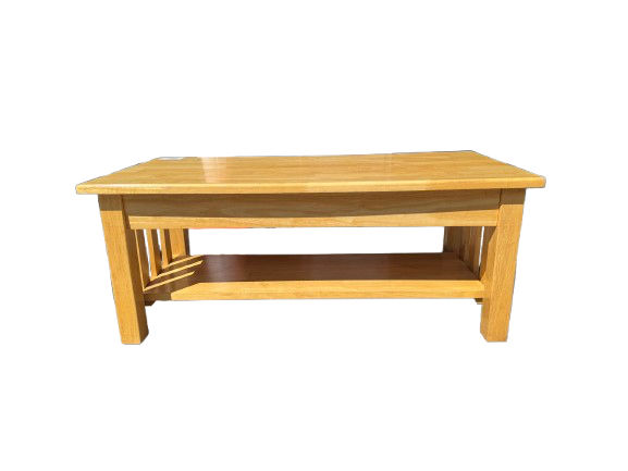 Thumbnail: Two Tier Pine Rectangular Coffee Table
