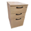 Thumbnail: 3 Drawer Beech Veneer Filing Cabinet