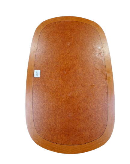 Thumbnail: Oval Wooden Coffee Table