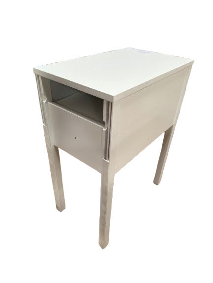 Thumbnail: White IKEA Single Drawer Bedside Unit