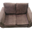 Thumbnail: Brown Fabric 2 Seater Sofa