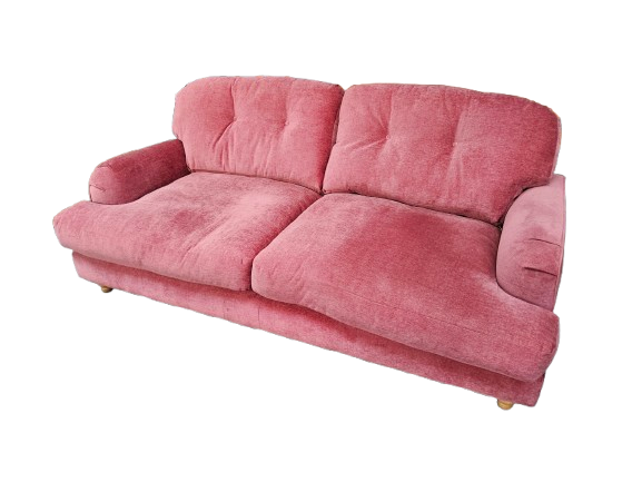 Pink 3 Seater Sofa