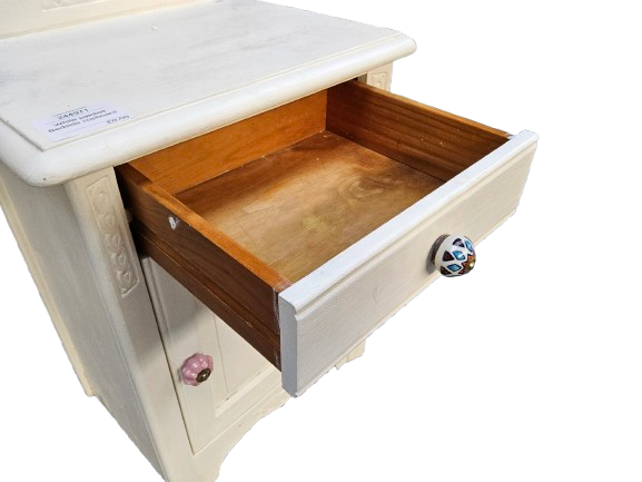 Thumbnail: White Painted Bedside Cupboard ( FREE FOR UPLIFT)