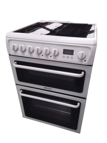 Hotpoint Electric Cooker (White | Separate Oven and Grill) 60cm