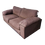 Thumbnail: 2 Seater Sofa Dark Wine Fabric 