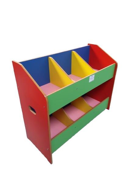 Thumbnail: Child's Multi Coloured Shelving Unit