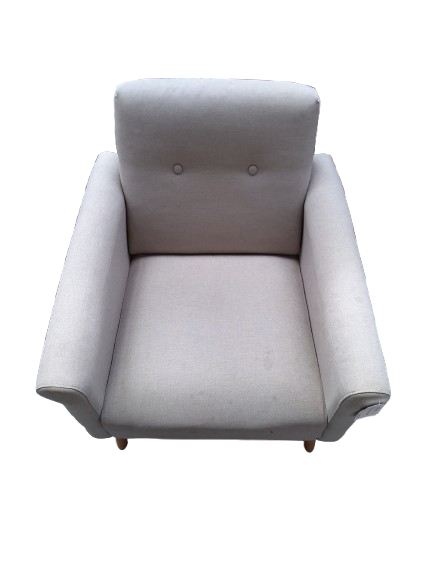 Thumbnail: Grey Tub Armchair 