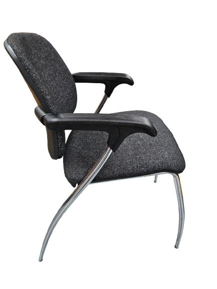 Thumbnail: Black Fabric Meeting Room Chair 