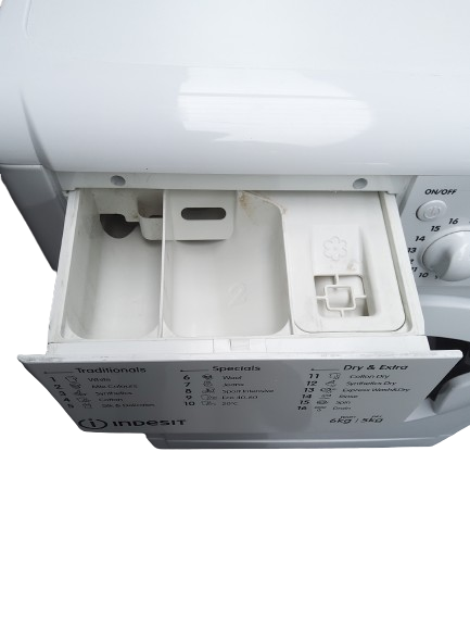 Thumbnail: Indesit Washer Dryer (White | 6+5kg)