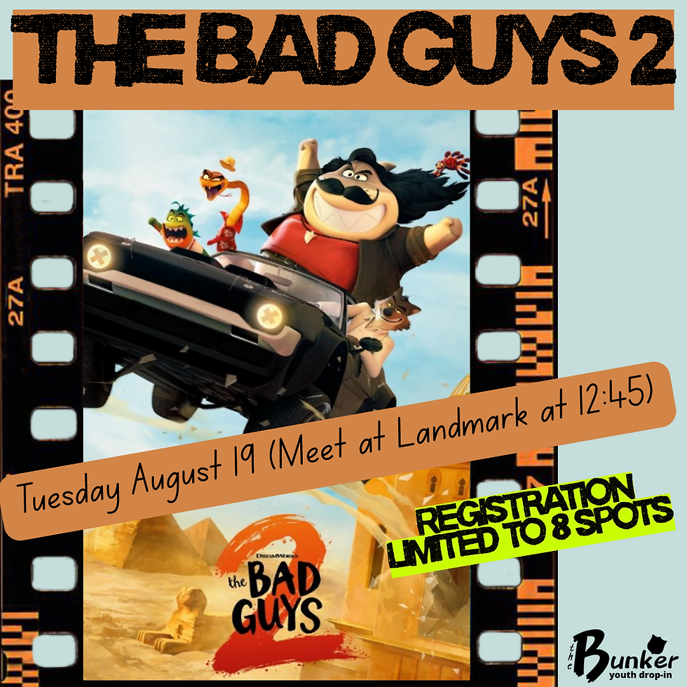 The Bunker Youth Landmark Movie Outing