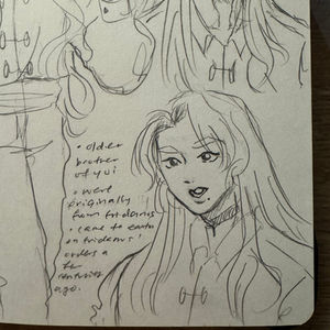 Lune Soleil Sketch OC