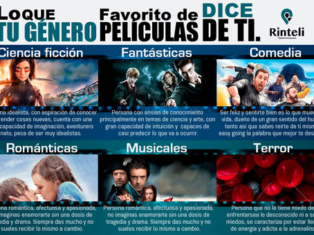 Lo que tu género favorito de películas dice de ti.